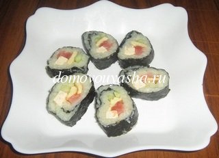 рецепт приготовления суши в домашних условиях