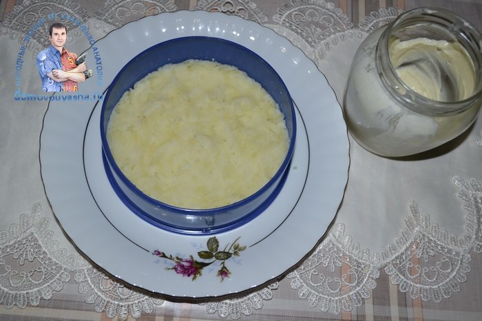 Салат Мимоза с семгой слабосоленой и сыром